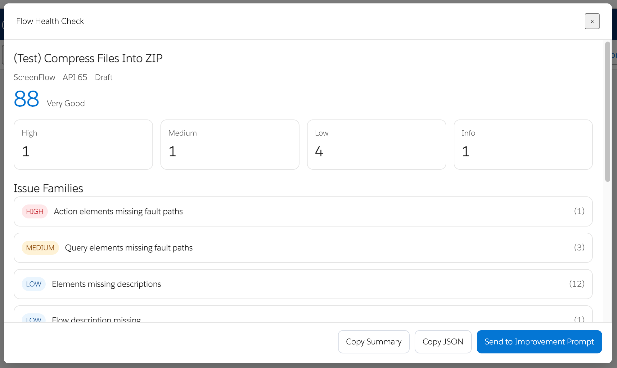 Flow Health Check module